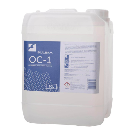 OC-1 – Płyn do usuwania oleju z kostki brukowej - 10 L
