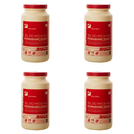 Żel do mycia rąk – Pomarańczowy - 4 Kg (4 szt.)