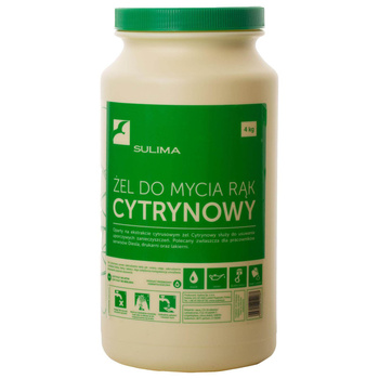 Żel do mycia rąk – Cytrynowy - 4 Kg