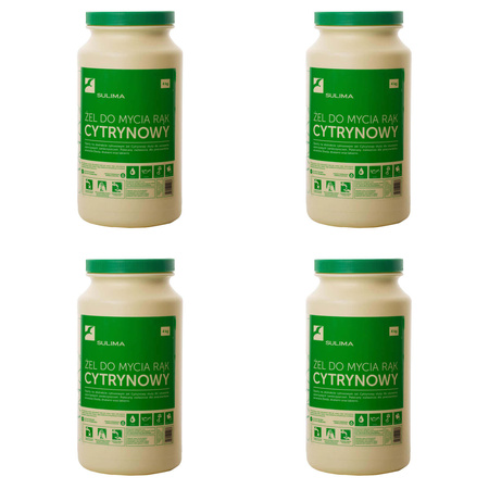 Żel do mycia rąk – Cytrynowy - 4 Kg (4 szt.)